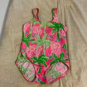 Lily Pulitzer Taboo Elephant one piece swimsuit.